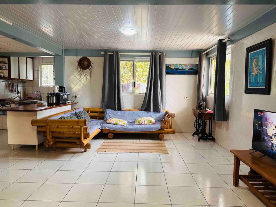 Meri Lodge Huahine Fare Kültér fotó